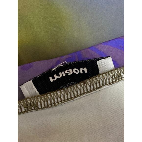 Miaou Preston Women's Multicolor Floral Ruched Slit Knee Length Pencil Skirt M - Picture 4 of 4